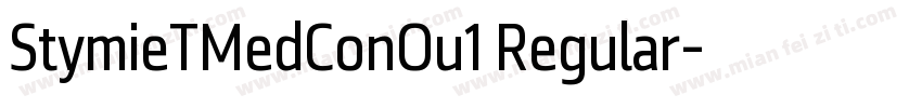 StymieTMedConOu1 Regular字体转换